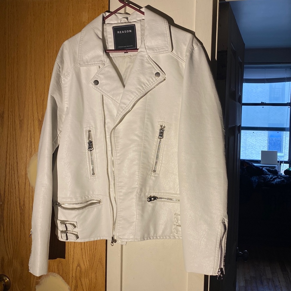 White reason jacket